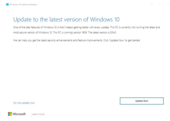opdater til nyeste version af windows 10 marts 2021.JPG